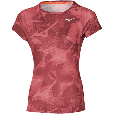 MIZUNO AERO Women's Short-Sleeved T-Shirt Pink 2021 0
